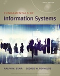 Fundamentals of Information Systems - 9th Edition - by STAIR - ISBN 9781337515634