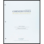 Bundle: Cornerstones Of Cost Management, Loose-leaf Version, 4th + Lms Integrated Cengagenowv2, 1 Term Printed Access Card