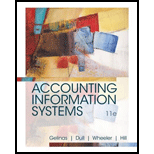 Accounting Information Systems - 11th Edition - by Ulric J. Gelinas, Richard B. Dull, Patrick Wheeler, Mary Callahan Hill - ISBN 9781337552127