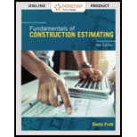MindTap Construction for Pratt's Fundamentals of Construction Estimating, 4th Edition [Instant Access], 2 terms (12 months) - 4th Edition - by Pratt - ISBN 9781337552875