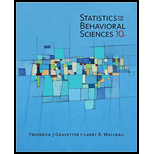 STATISTICS F/BEHAV.SCIENCES (LL)-PKG. - 10th Edition - by GRAVETTER - ISBN 9781337572477