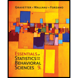 Bundle: Essentials of Statistics for The Behavioral Sciences, Loose-Leaf Version, 9th + Aplia, 1 term Printed Access Card