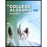 Bundle: College Algebra, Loose-leaf Version + WebAssign Printed Access Card for Gustafson/Hughes' College Algebra, Single-Term - 12th Edition - by R. David Gustafson, Jeff Hughes - ISBN 9781337604642