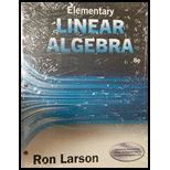 Bundle: Elementary Linear Algebra, Loose-leaf Version, 8th + WebAssign Printed Access Card for Larson's Elementary Linear Algebra, 8th Edition, Single-Term - 8th Edition - by Ron Larson - ISBN 9781337604925