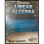 Bundle: Elementary Linear Algebra, Loose-leaf Version, 8th + WebAssign Printed Access Card for Larson's Elementary Linear Algebra, 8th Edition, Single-Term