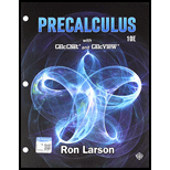 Bundle: Precalculus, Loose-leaf Version, 10th + WebAssign Printed Access Card for Larson's Precalculus, 10th Edition, Single-Term