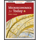 Mindtap Economics, 1 Term (6 Months) Printed Access Card For Tucker's Microeconomics For Today, 10th - 10th Edition - by Tucker, Irvin B. - ISBN 9781337622325