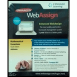 WebAssign Printed Access Card for Aufmann/Lockwood/Nation/Clegg's Mathematical Excursions, 4th Edition, Single-Term - 4th Edition - by Richard N. Aufmann, Joanne Lockwood, Richard D. Nation, Daniel K. Clegg - ISBN 9781337652445