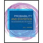 Probability and Stats. for Engineering.. (Looseleaf) - 9th Edition - by DEVORE - ISBN 9781337683715