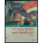 New Perspectives On Html5, Css3, And Javascript, Loose-leaf Version - 6th Edition - by Patrick M. Carey - ISBN 9781337685764
