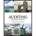 Bundle: Auditing: A Risk Based-approach, 11th + Mindtap Accounting, 1 Term (6 Months) Printed Access Card