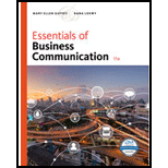 Bundle: Essentials of Business Communication, Loose-leaf Version, 11th + MindTap Business Communication, 1 term (6 months) Printed Access Card - 11th Edition - by Mary Ellen Guffey, Dana Loewy - ISBN 9781337736350