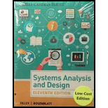 SYSTEM ANALYSIS & DESIGN <CUSTOM LL> - 11th Edition - by Tilley - ISBN 9781337762403