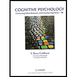 COGNITIVE PSYCHOLOGY - WITH MINDTAP - 5th Edition - by Goldstein - ISBN 9781337763455