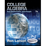 EBK WEBASSIGN FOR LARSON'S COLLEGE ALGE - 7th Edition - by Larson - ISBN 9781337767910
