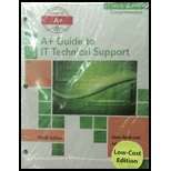 A+ GUIDE TO IT TECHNICAL..(LL) >CUSTOM< - 9th Edition - by ANDREWS - ISBN 9781337814829
