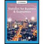 STATISTICS F/BUSINESS+ECONOMICS - 14th Edition - by Anderson - ISBN 9781337901062