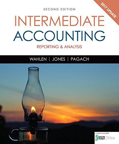 Cengagenowv2, 1 Term Printed Access Card For Wahlen/jones/pagach’s Intermediate Accounting: Reporting And Analysis, 2017 Update, 2nd