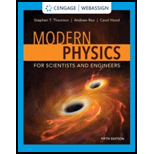 EP MODERN PHYSICS F/SCI..-WEBASSIGN     - 5th Edition - by Thornton - ISBN 9781337919487