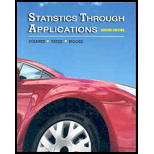 Statistics Through Applications - 2nd Edition - by Daren S. Starnes, David Moore, Dan Yates - ISBN 9781429219747