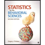Statistics for the Behavioral Sciences - 2nd Edition - by Gregory J. Privitera - ISBN 9781452286907