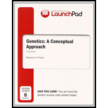 LaunchPad for Pierce's Genetics: A Conceptual Approach (6 month access)