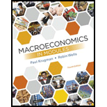 Macroeconomics In Modules - 4th Edition - by KRUGMAN,  Paul. - ISBN 9781464186998