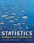 Statistics: Concepts and Controversies - 9th Edition - by Moore - ISBN 9781464193026