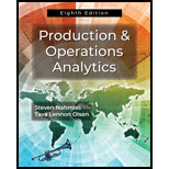 EBK PRODUCTION AND OPERATIONS ANALYTICS - 8th Edition - by Olsen - ISBN 9781478646136