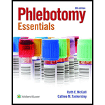 Mccall Phlebotomy Essentials 6e Book And Workbook Package - 6th Edition - by Lippincott Williams & Wilkins, Lww, Lippincott - ISBN 9781496322852