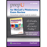 Prepu For Mccall's Phlebotomy Exam Review