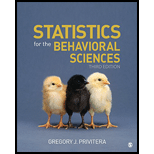 Statistics for the Behavioral Sciences - 3rd Edition - by Gregory J. Privitera - ISBN 9781506386256
