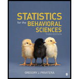 Statistics for the Behavioral Sciences