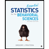 Essential Statistics for the Behavioral Sciences