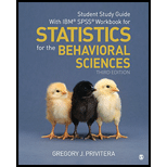 Student Study Guide With Ibm® Spss® Workbook For Statistics For The Behavioral Sciences - 3rd Edition - by PRIVITERA, Gregory J. - ISBN 9781506389929