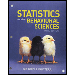STATISTICS F/THE BEHAV.SCI. (LOOSELEAF) - 3rd Edition - by PRIVITERA - ISBN 9781544302249