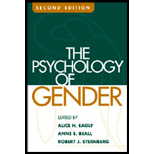 Psychology of Gender - 2nd Edition - by Alice H. Eagly, Robert J. Sternb... - ISBN 9781593852443