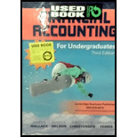 FINANCIAL ACCT.F/UNDERGRADS-W/ACCESS - 1st Edition - by Wallace, Nelson, Christensen, Ferris - ISBN 9781618531612
