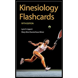KINESIOLOGY FLASHCARDS - 5th Edition - by Lippert - ISBN 9781719644549