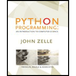 Python Programming: An Introduction To Computer Science - 4th Edition - by John Zelle - ISBN 9781887902991