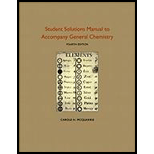 Student Solutions Manual to Accompany General Chemistry - 4th Edition - by McQuarrie, Donald A., Carole H. - ISBN 9781891389733