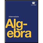INTERMEDIATE ALGEBRA - 17th Edition - by OpenStax - ISBN 9781947172265