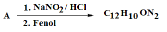 1. NaNO2 / HCI
А
C12 H10 ON,
2. Fenol
