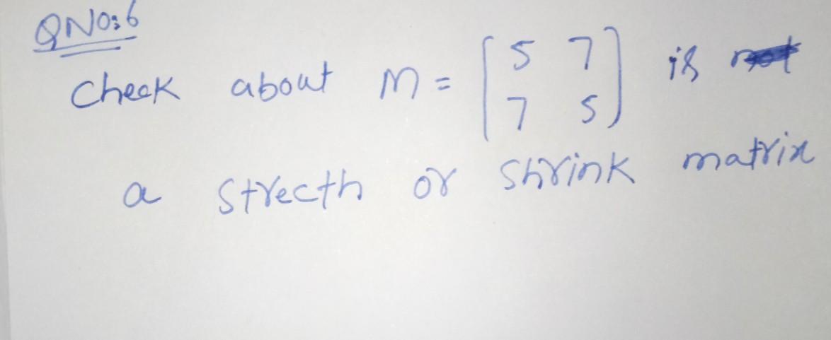 QN0₂6
Check about M =
5
[{ })
is not
Strecth or shrink matria