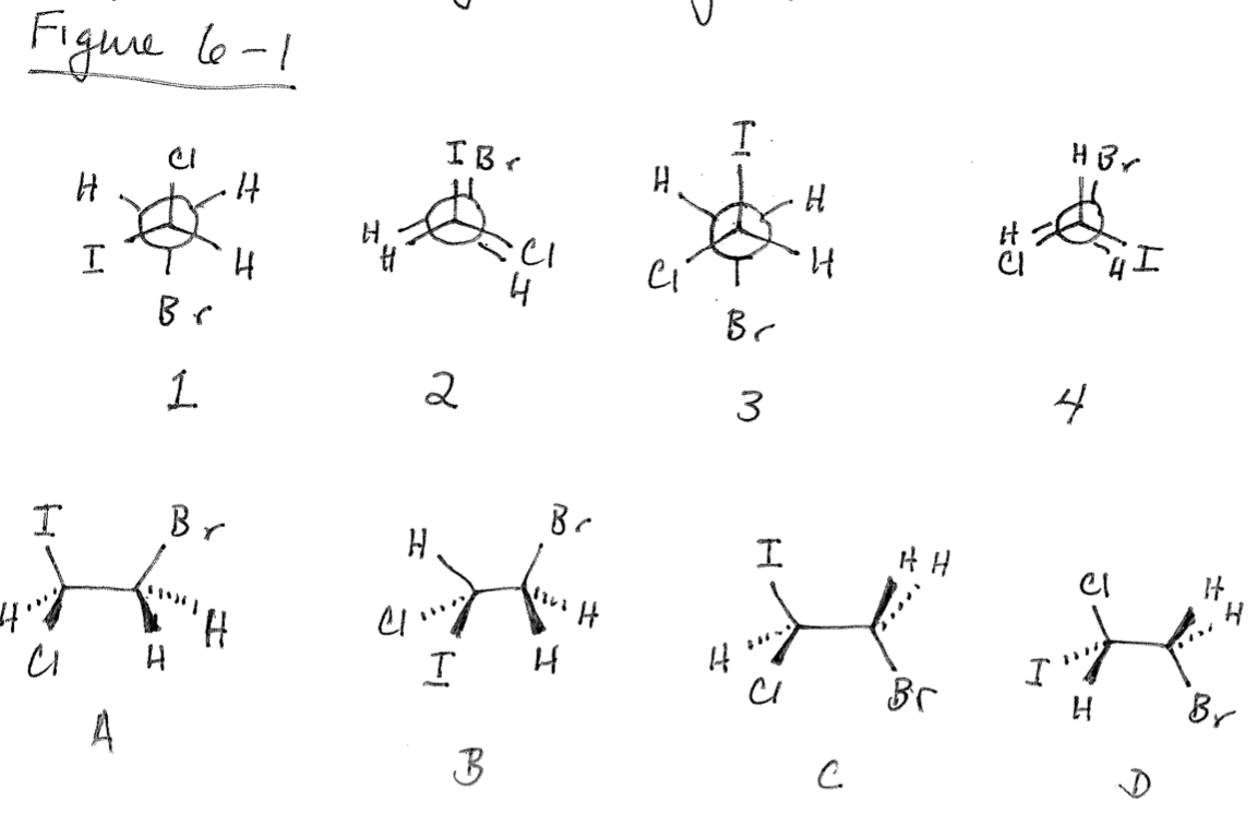 Figure 66-1
I
CI
H
I
4
-H
Br
1
Br
H
A
H
CI
I Br
2
T
B
вс
1261
H
H
H
ci
T
Br
3
4
I
CI
H
H
с
AH
Br
HJ
HB
4
I
CI
H
I
Br