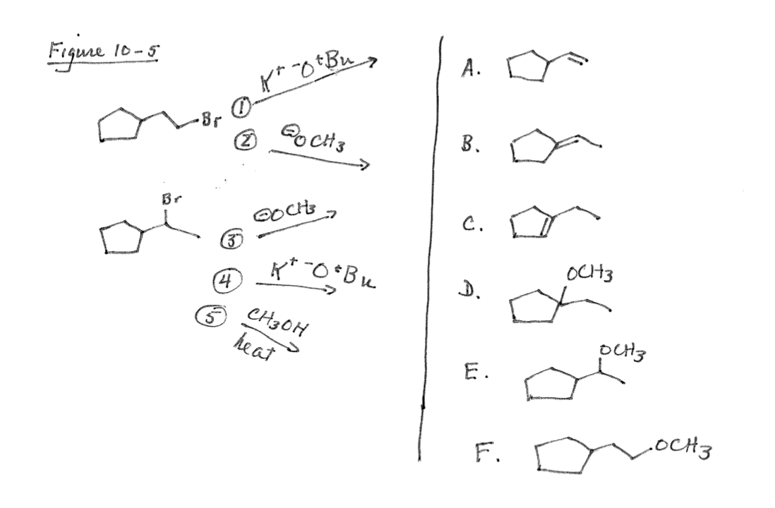 Figure
10-5
5
5
(3)
4
на отви
(
QOCH 3
COCHS
K* -O*Bu
ензон
heat
А.
В.
с.
Д.
Е.
F.
ОСН3
ОСНЗ
LOCH 3