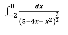 dx
-2
3
(5 2)2
—4х- х
