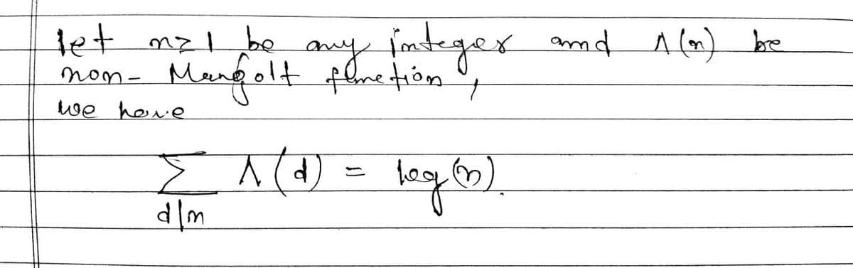 let mal be
non-
ное hove
Margolf my Integer and 1(a) be
+
(P) V Z
d[m
bag (n)