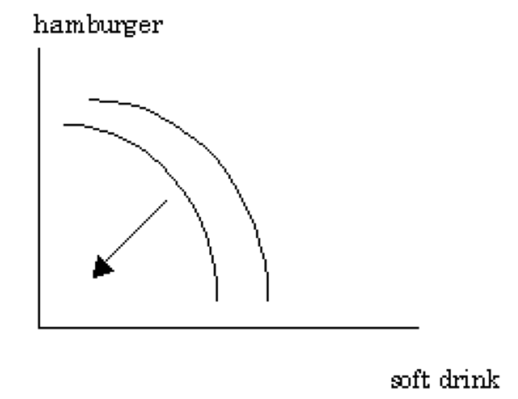 hamburger
soft drink