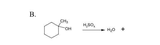 CH3
H,SO,
FHO-
H20
+
B.
